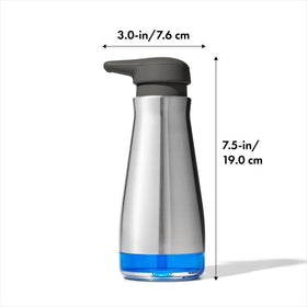 OXO Good Grips stainless dispenser suitable for kitchen and bathroom tasks