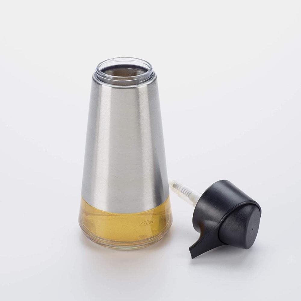 Clear window on the OXO dispenser shows contents at a glance