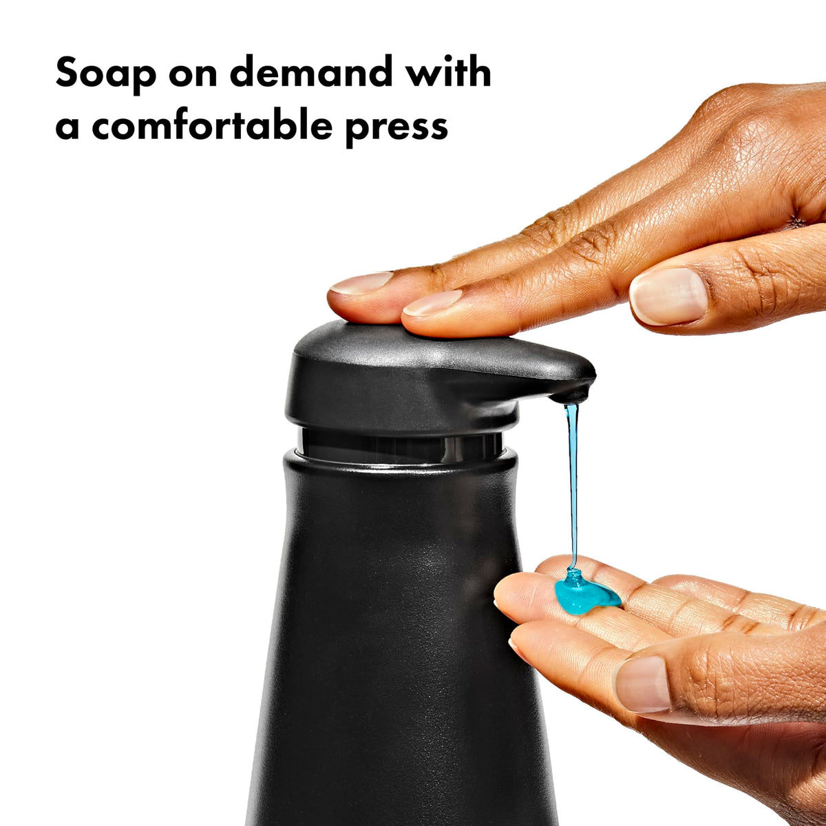 OXO Good Grips dispenser side view suitable for counters