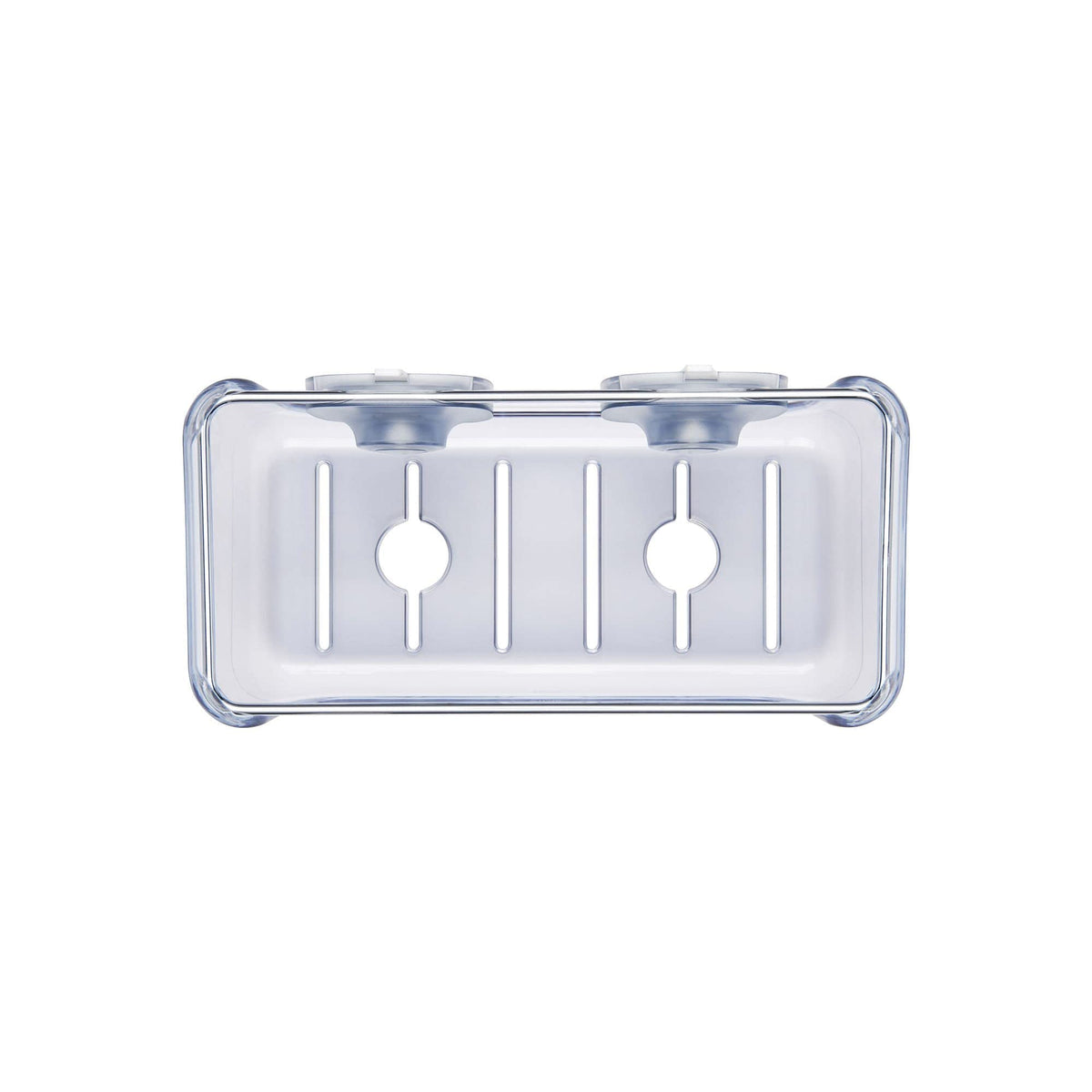 Lever-activated StrongHold cups secure the unit on smooth surfaces.