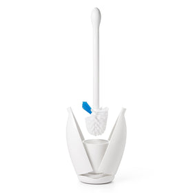 OXO Good Grips toilet brush angled bristles reach hard-to-clean spots