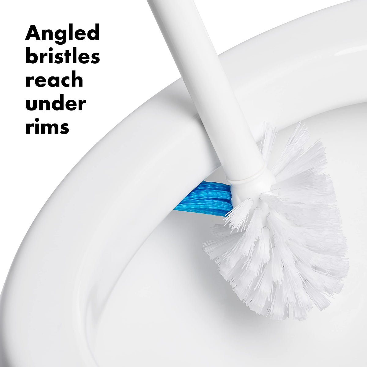 OXO Good Grips oval handle provides a secure, non-slip grip