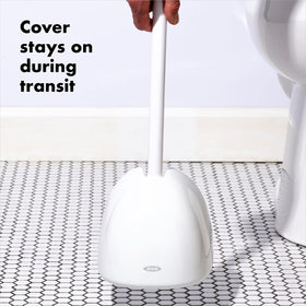 OXO Good Grips wide flat-top handle provides leverage during plunging.
