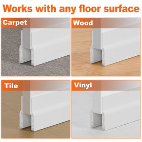 OXRQ white bottom seal blocks dust and light