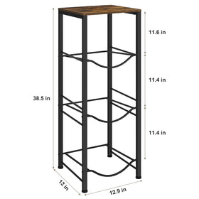 OYEAL 3-tier stand side view highlights compact organization for spaces.