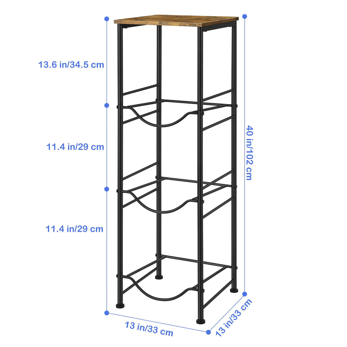 OYEAL 5-gallon water bottle holder 3-tier assembly area demonstrating quick setup.