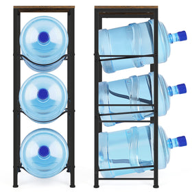 OYEAL bottles neatly organized on rack for tidy hydration