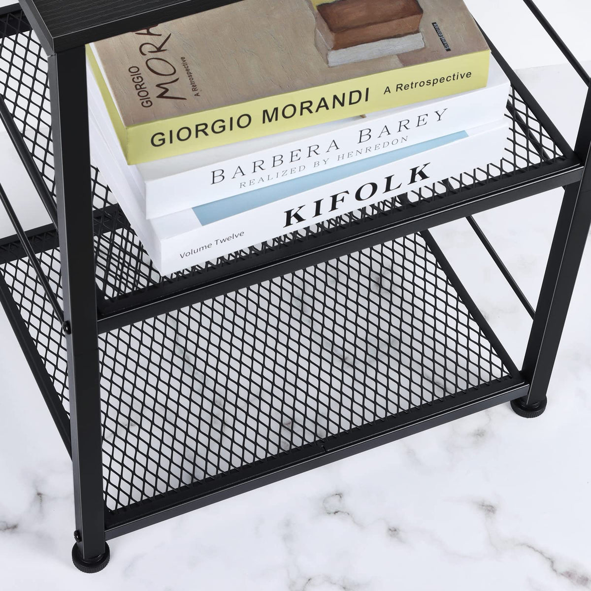 OYEAL end table with wheels for easy movement and flexible layouts.