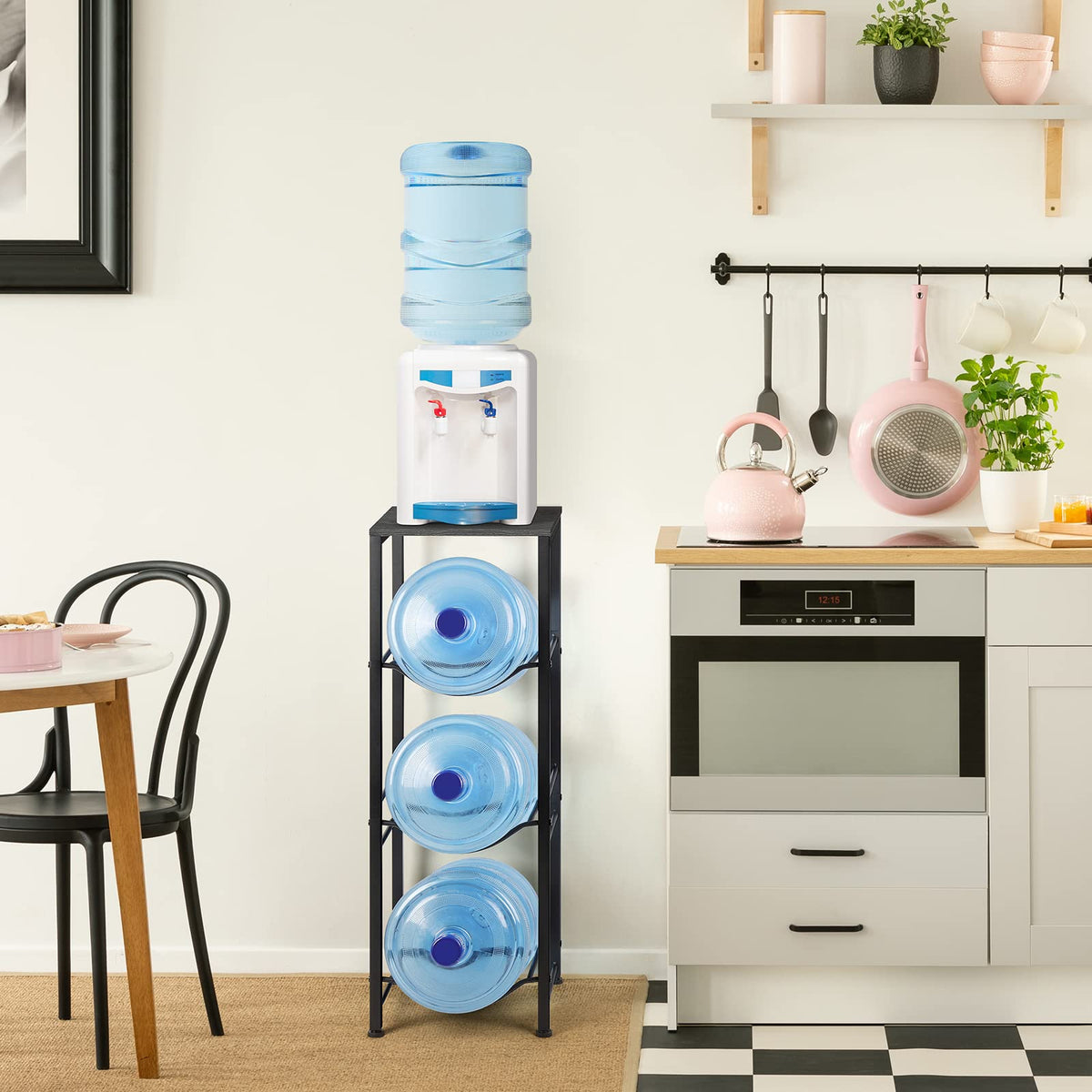 OYEAL space saving rack for kitchen or office.