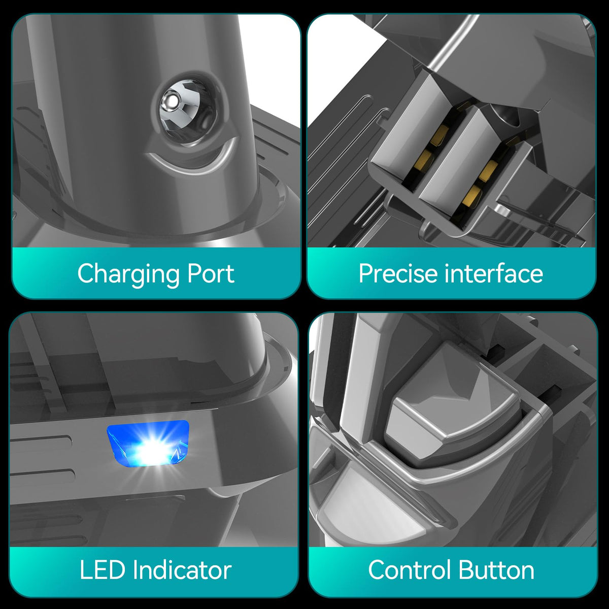 OYLIETORA V-7 battery with dust cover for longevity