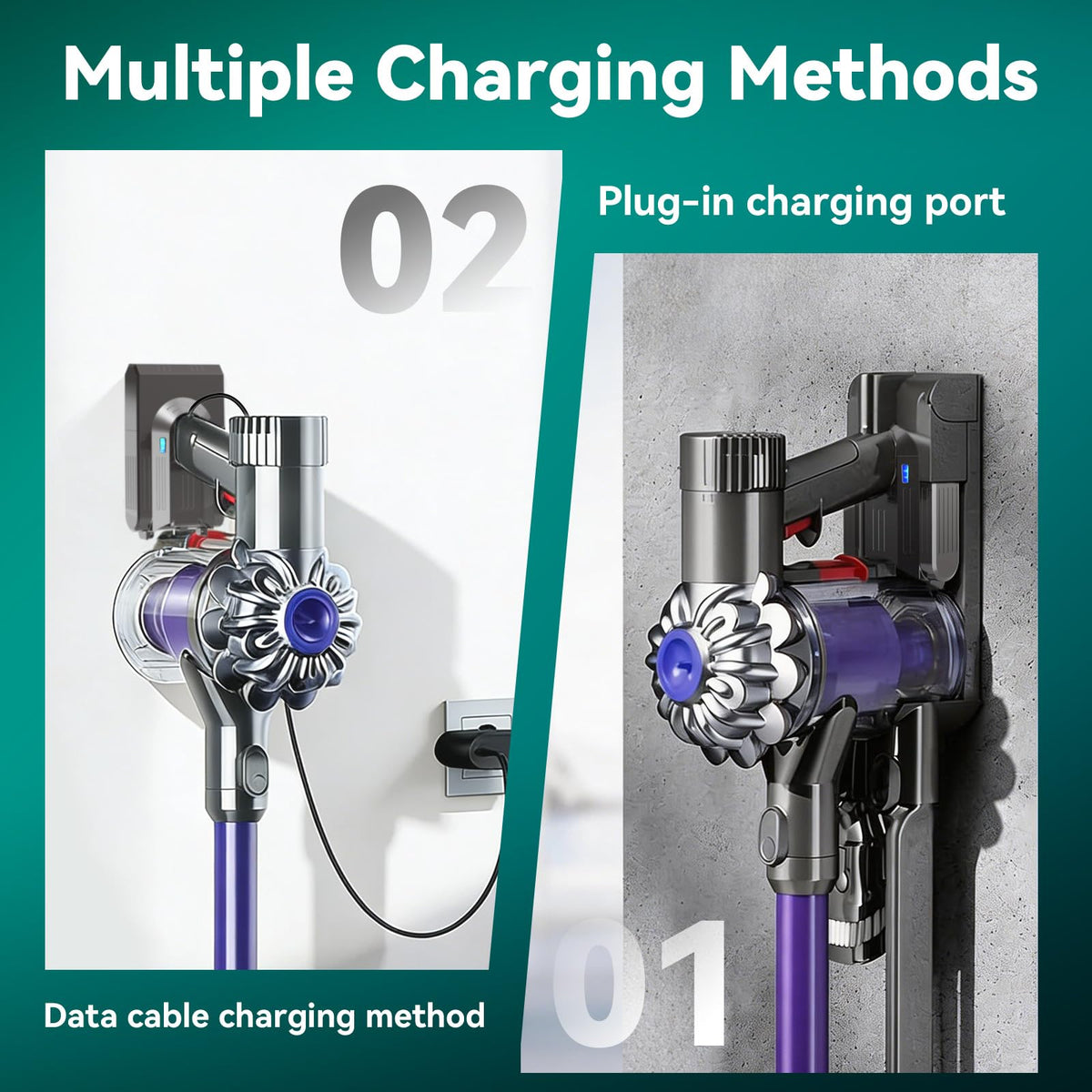 OYLIETORA V-8 battery charging scene emphasizes safe, stable power delivery.