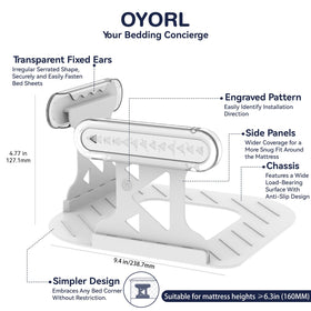 OYORL fabric-safe clips grip without tearing luxury linens