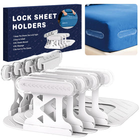 OYORL No-Lift bed sheet holders with triangle straps securing sheets for deep mattresses