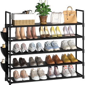 OYREL 5-tier shoe organizer front view shows ample storage for shoes