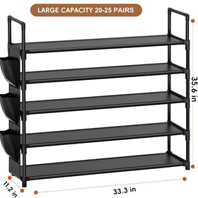 OYREL 5-tier organizer close-up of durable materials indicating long-lasting construction