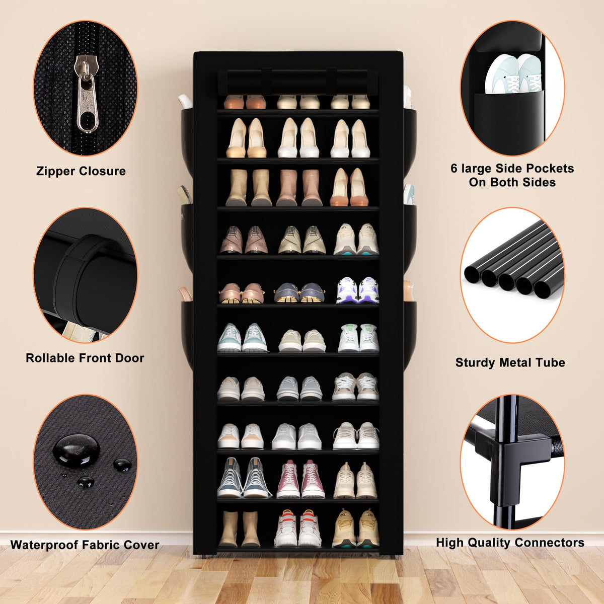 OYREL versatility image showing storage for socks, hats, and small items.