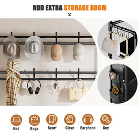 OYREL vertical space use maximizes shoe capacity.