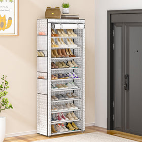 OYREL rack displaying six side pockets for umbrellas, keys, and small items.