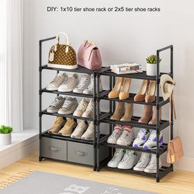 OYREL side hook adds hanging space for bags and umbrellas.