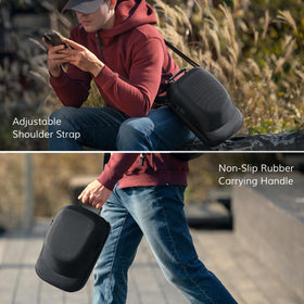 Ozueccr hard hat travel case adjustable shoulder strap for versatile carrying