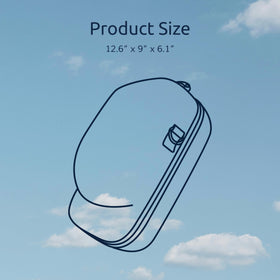 Ozueccr hard hat travel case durable materials shield caps from dust and moisture