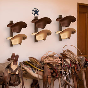 P-ALADIN Hat Rack closeup shows curved ends protecting hat brims