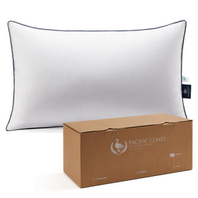 Pacific Coast 3-chamber bed pillow supports back and side sleepers