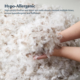 Pacific Coast downproof cotton shell weave prevents feather escape