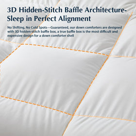 Pacific Coast goose down fiber comforter queen-size setup ready for upscale bedrooms.