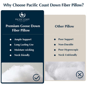 King-size two-pack from Pacific Coast creates a coordinated sleep set