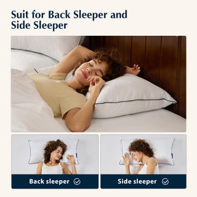 Pacific Coast hypoallergenic deep-cleaned fill reduces allergens for cleaner sleep.