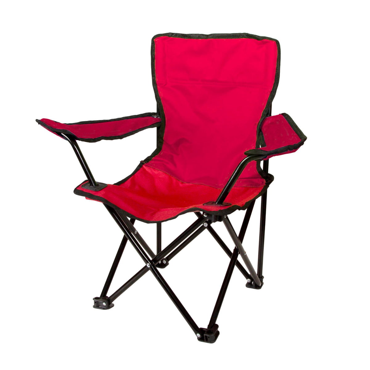 Pacific Play Tents Ruby Red Kids Folding Chair ABS feet, stable on grass