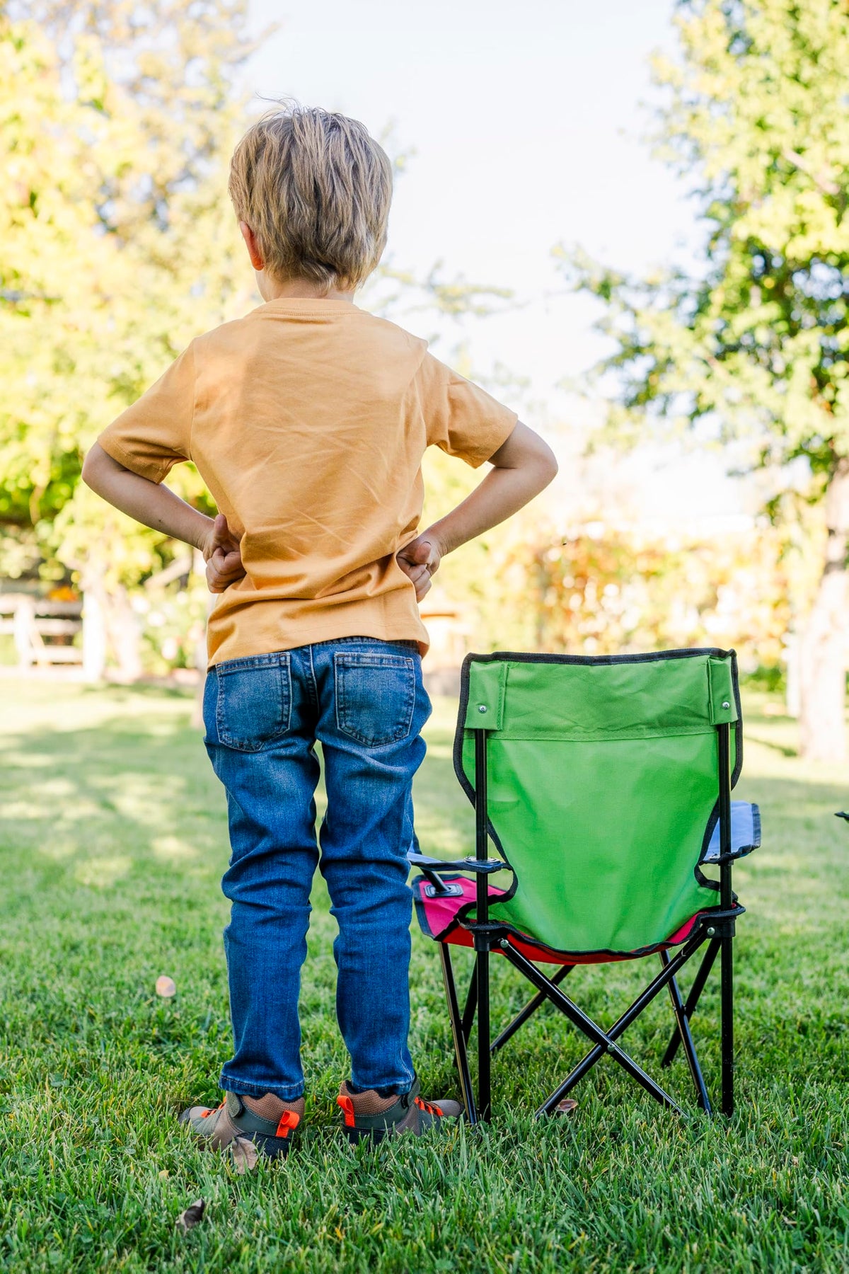 Pacific Play Tents Super Chair open with child seated for comfortable seating