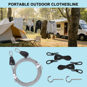 Packgoape 40ft extendable length adapts to camping, RV, or balcony spaces.