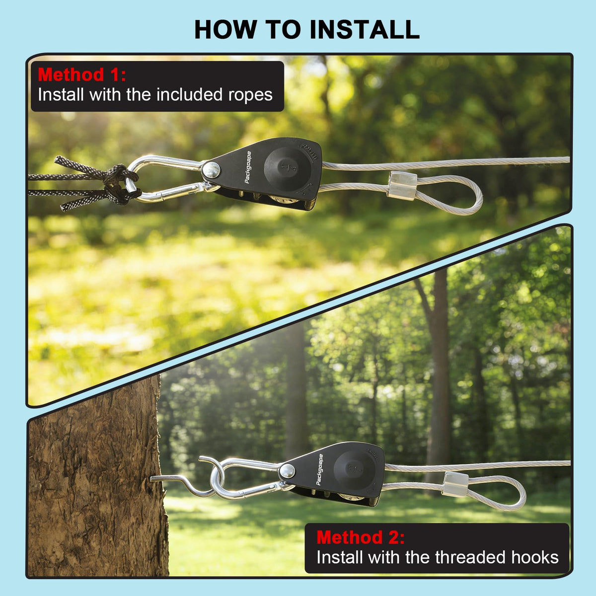 Packgoape travel-ready clothesline supports full drying capacity on trips.