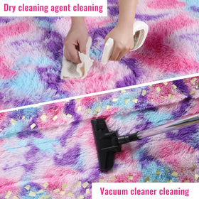 PAGISOFE safe polyester rug – eco-friendly materials suitable for children and pets.