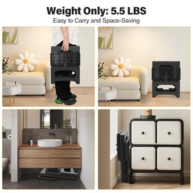 PAHTTO folding 2-step stool in kitchen, lightweight and versatile.