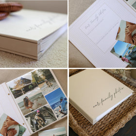 Paige McRae 13x12x2 inch album fits on shelves and feels sturdy