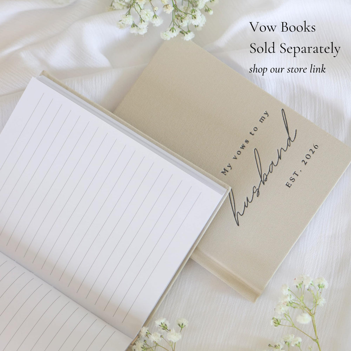 Paige McRae wedding guest book compact tabletop decor doubles as a keepsake display.
