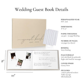 Paige McRae versatile guest book for weddings and milestones