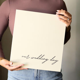 Paige McRae album with 240 horizontal pockets keeps memories organized