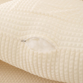 PAJEO Cozy Flannel Reading Pillow compact 17-inch size fits small spaces.