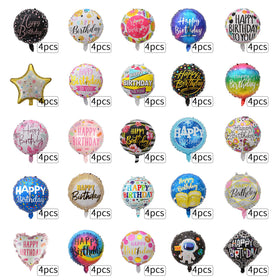 PAKESI 24-inch birthday foil balloon style for standout centerpiece options.