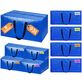 Pakimi moving bags front view reveal sturdy fabric and generous capacity.