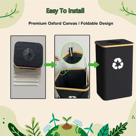 Pakusane reusable inner bag shows eco-friendly design and machine-washability.