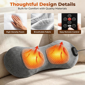 PakWizz ergonomic foam supports the lower back along the natural curve.