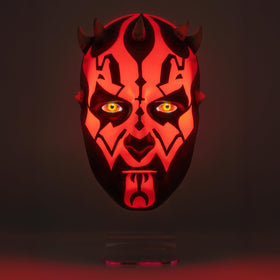 Paladone Darth Maul light red glow enhances gaming atmosphere.