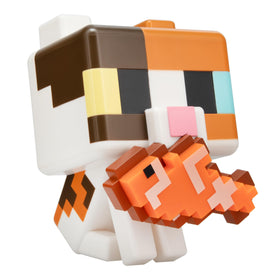 Paladone Minecraft Cat GloBuddies Light displays a cute light-up fish.