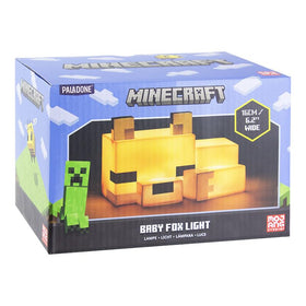 Paladone Minecraft kids decor fox light enhances desk or nightstand.