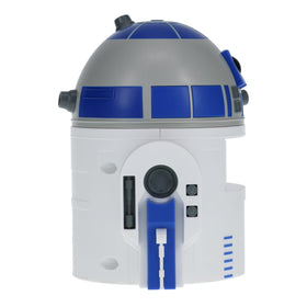 Paladone R2D2 alarm clock USB-powered, cable included for quick setup.